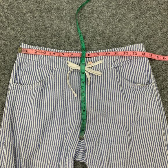 Fresh Produce Pants Women XS Extra Small Hyacinth Seersucker Pin Stripe Drawcord - Picture 5 of 11
